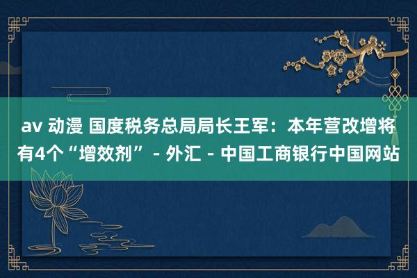 av 动漫 国度税务总局局长王军：本年营改增将有4个“增效剂”－外汇－中国工商银行中国网站